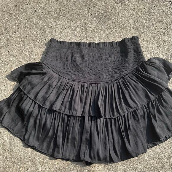 Bundle two Smocked Ruffle Mini Skirt Size m - Picture 6 of 10